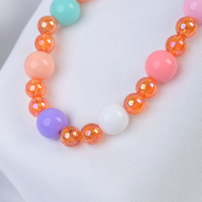 Elegant Beaded Necklace/Mala & Bracelet For Girls