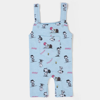 INFANT BOYS OVER ALL CHARACTER DUNGAREE -Light Blue