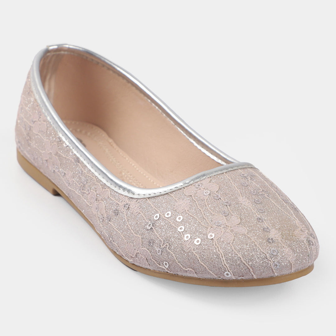 Girls Pumps 203-48-L Grey
