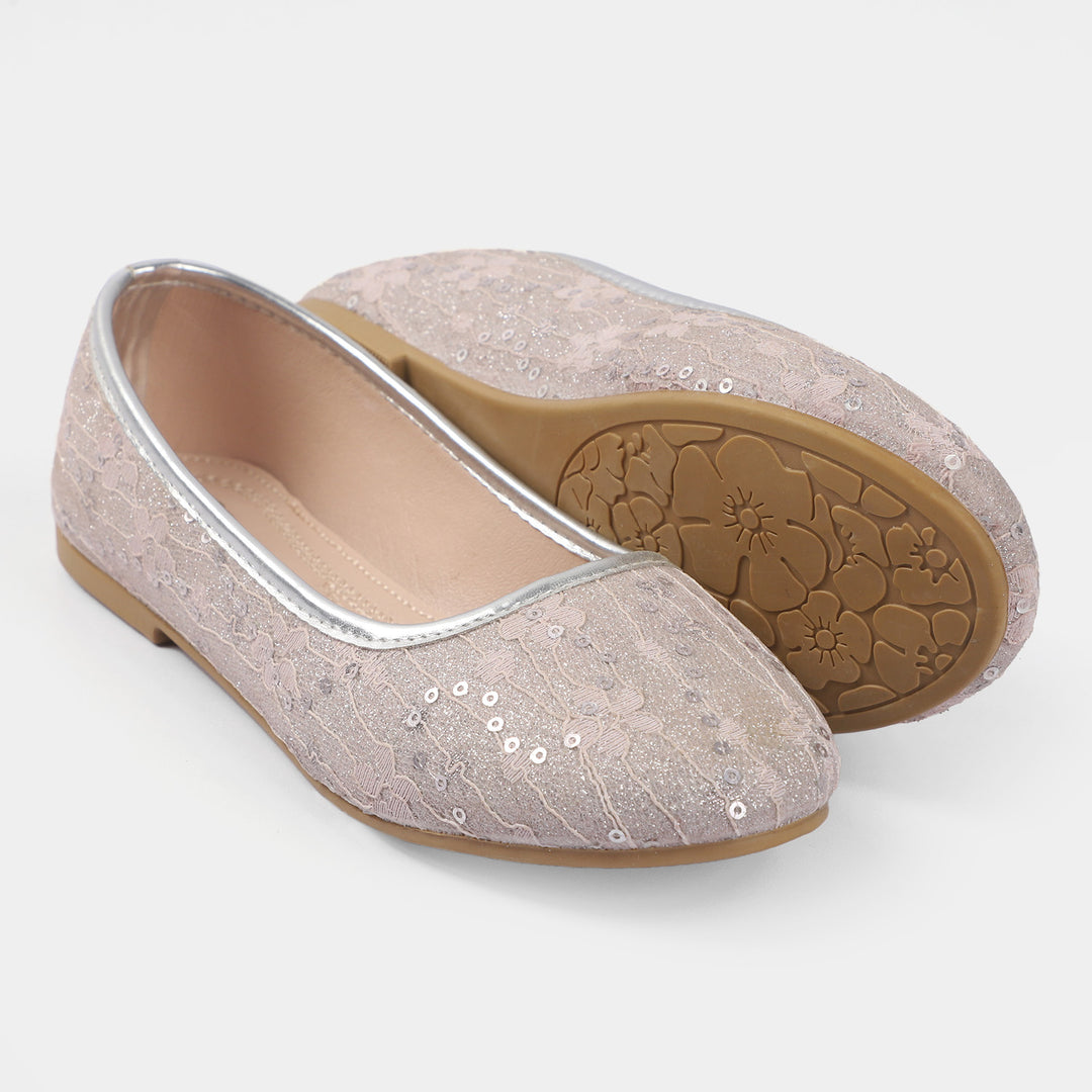 Girls Pumps 203-48-L Grey