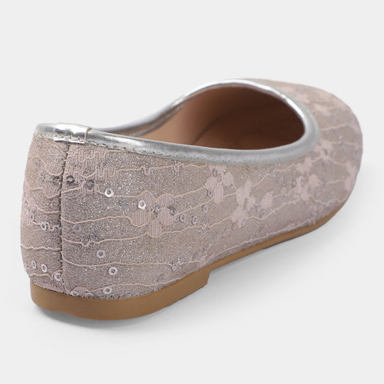 Girls Pumps 203-48-L Grey