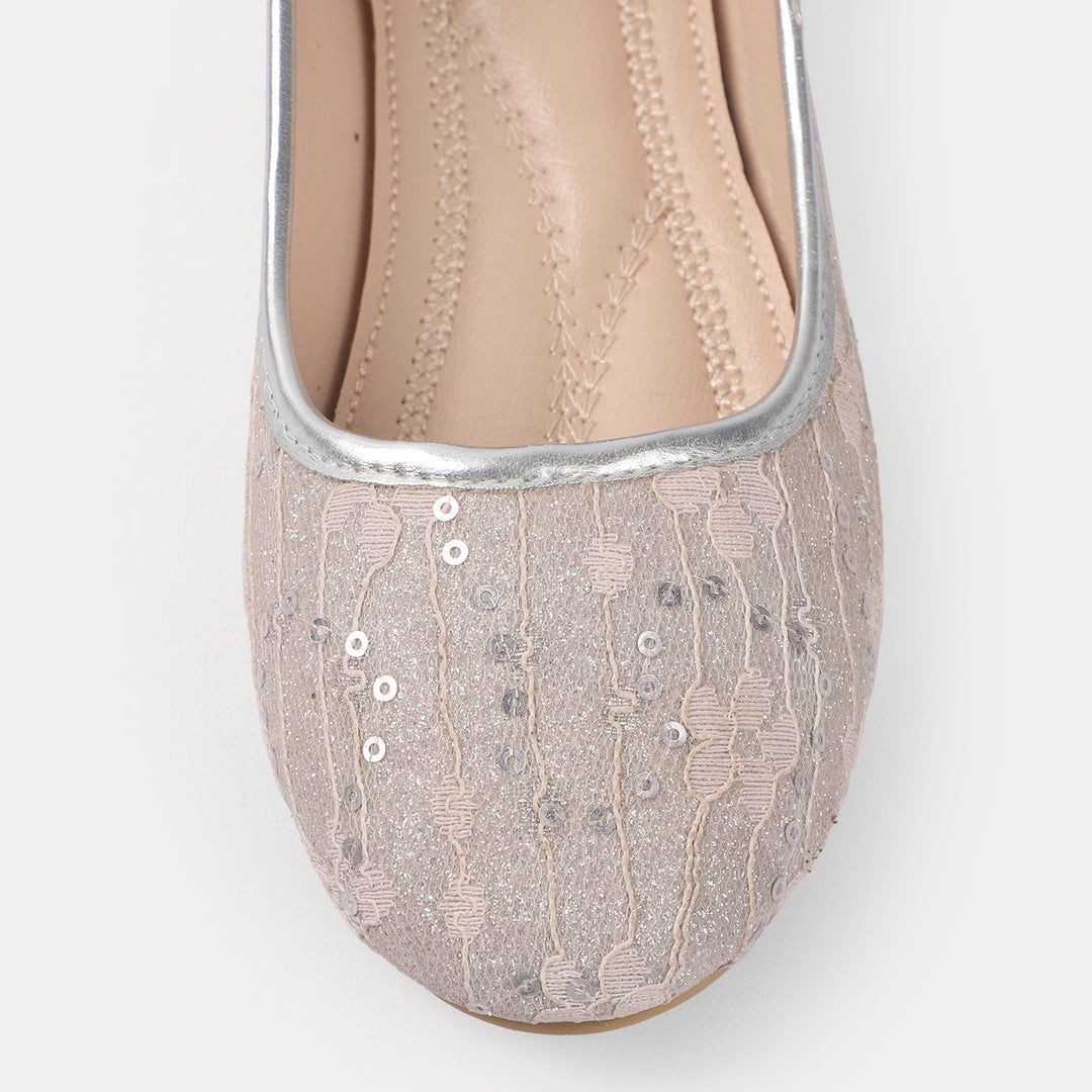 Girls Pumps 203-48-L Grey