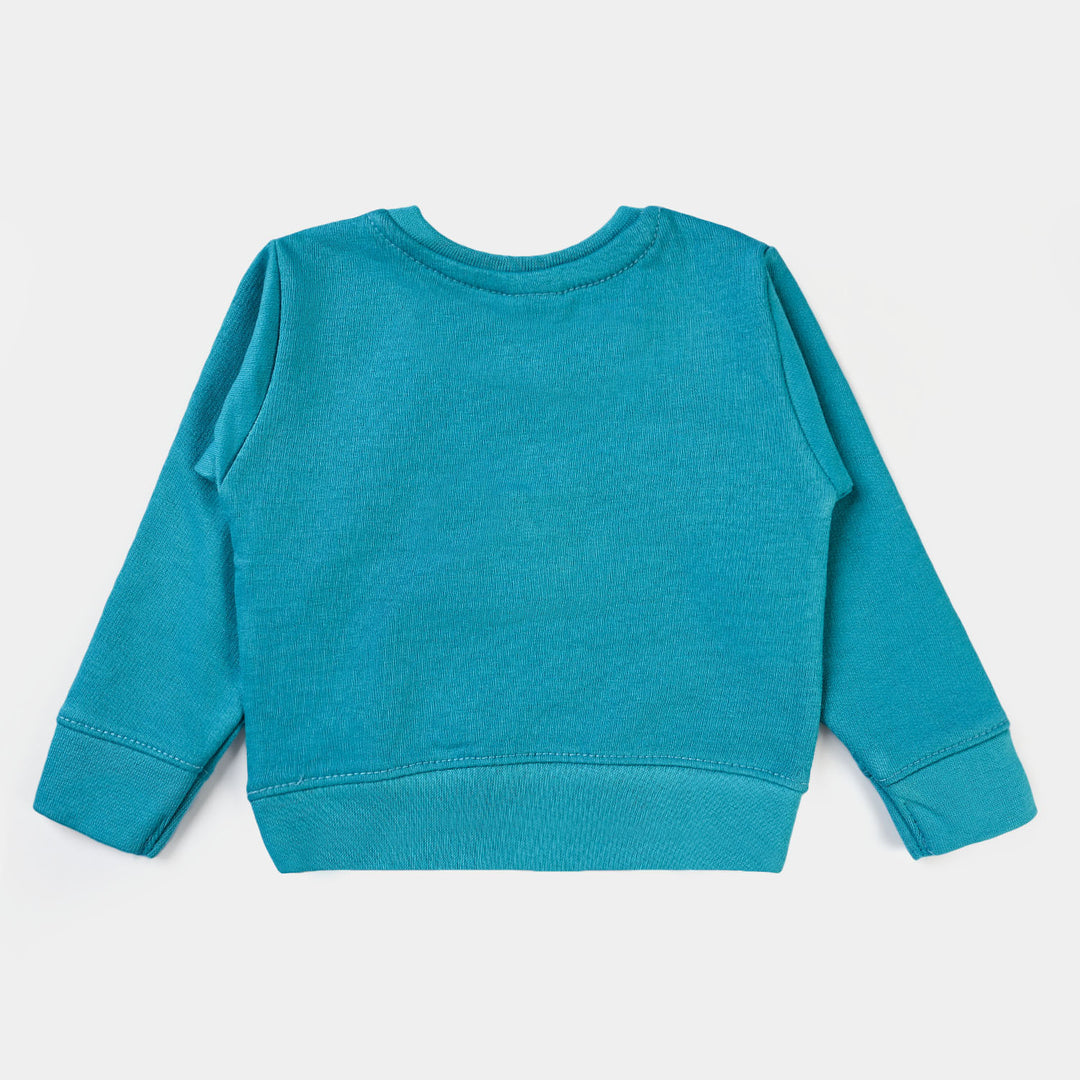 Infant Boys Fleece Sweatshirt Jungle Camp-C. Breeze