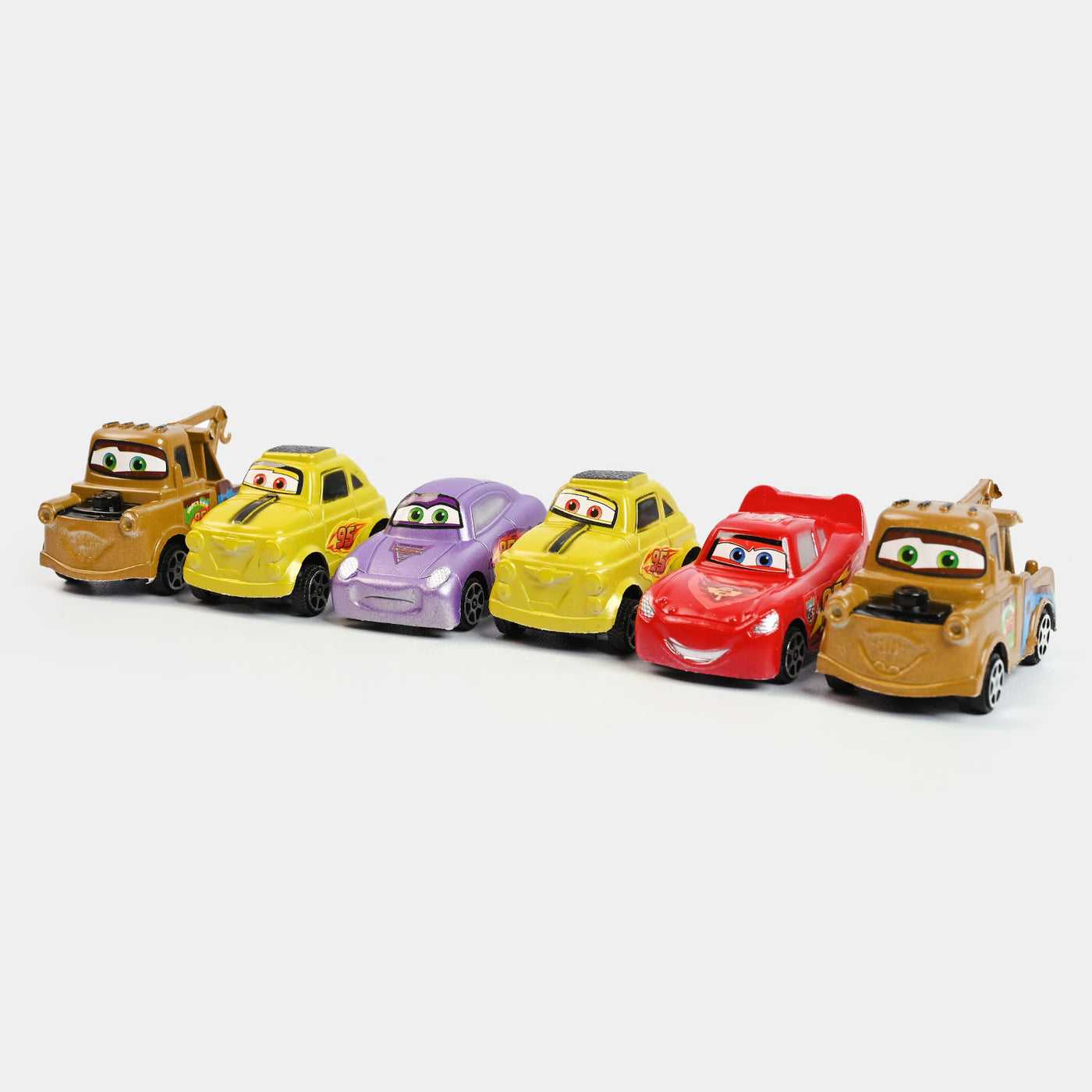 Cars 2 Toy Play Set For Kids | 6PCs