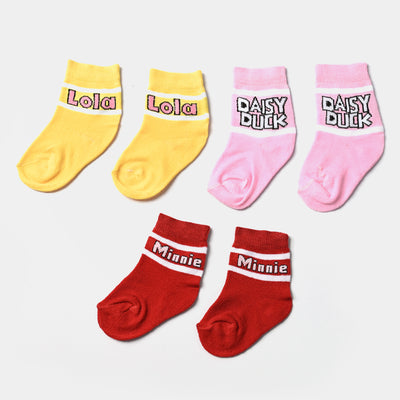 Infant Girls Socks Pack of 3