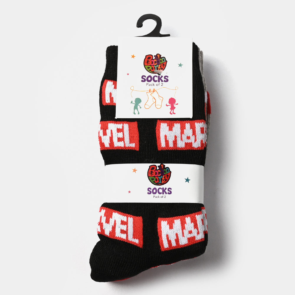 Boys Socks Pack of 2 -Re.Htr.G.B