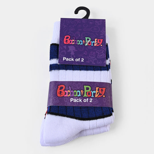 Kids Socks Pack of 2 Striper