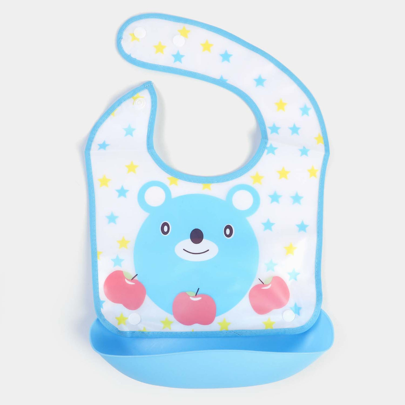 Plastic Bib With Holder For Babies