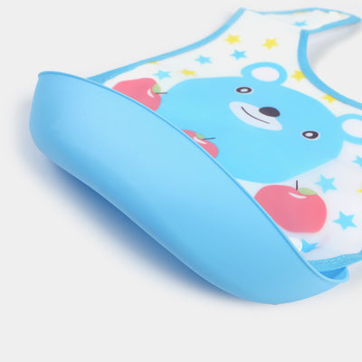 Plastic Bib With Holder For Babies