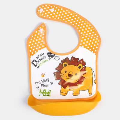 Plastic Bib With Holder For Babies