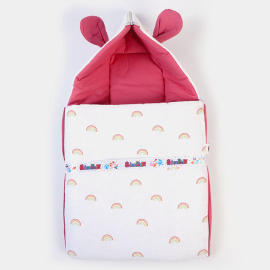 Infant Hooded Carry Nest Cotton Printed