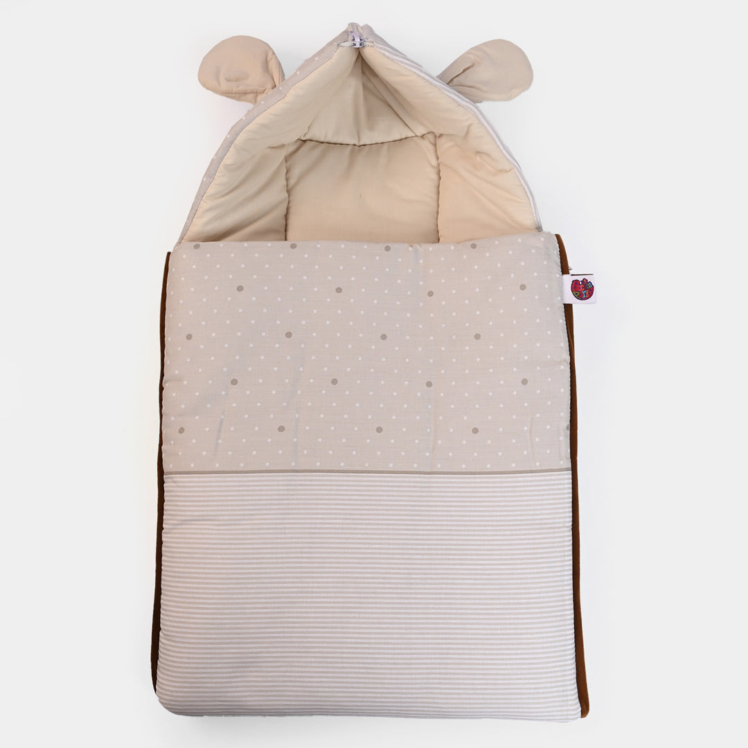 Infant Hooded Carry Nest Cotton Printed