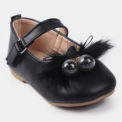 Girls Pumps 1255-BLACK