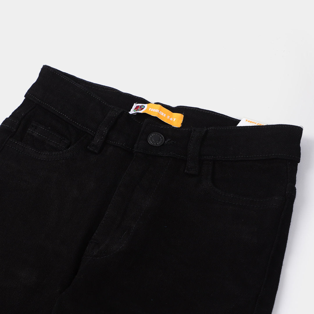 Boys Denim Pant Basic -Jet Black