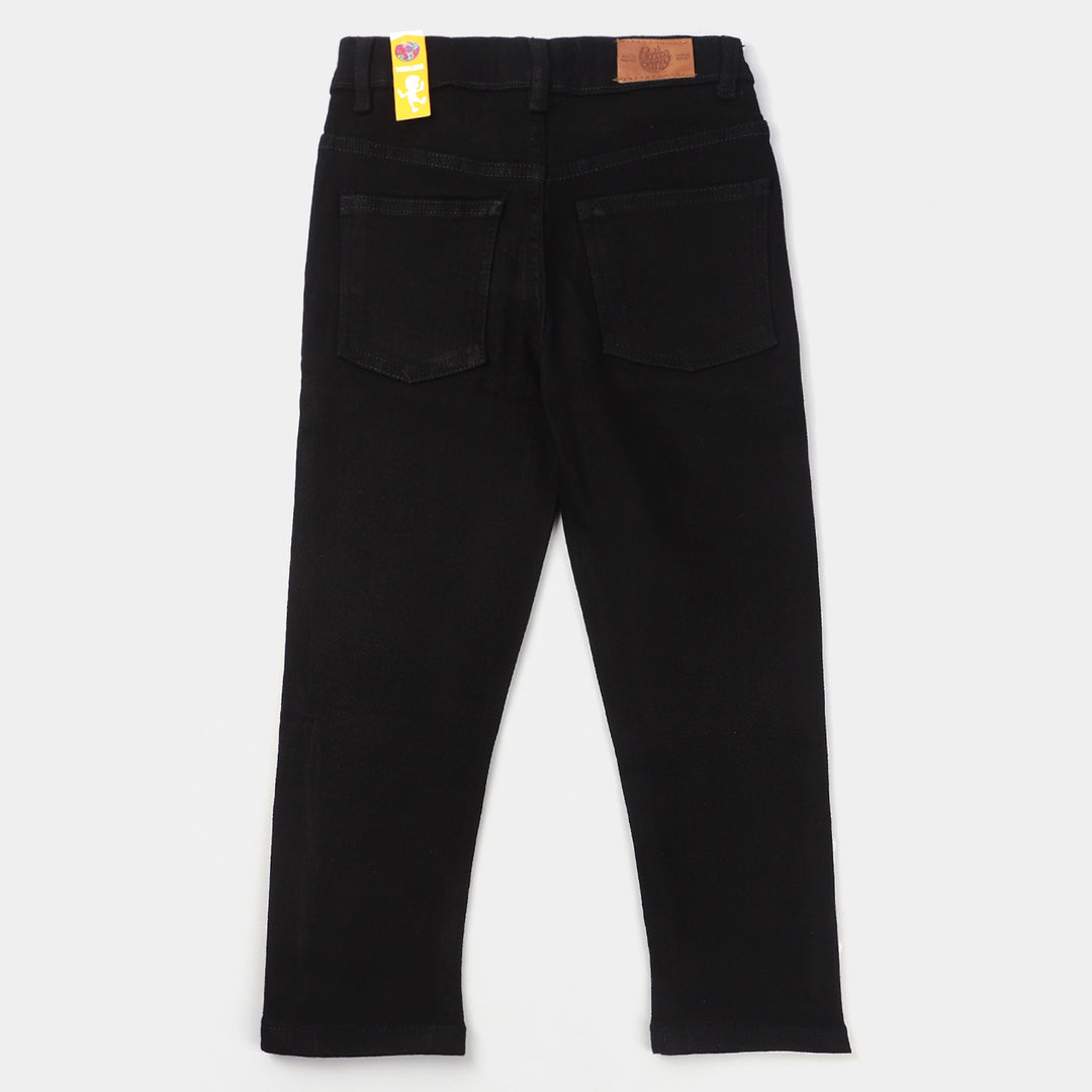 Boys Denim Pant Basic -Jet Black