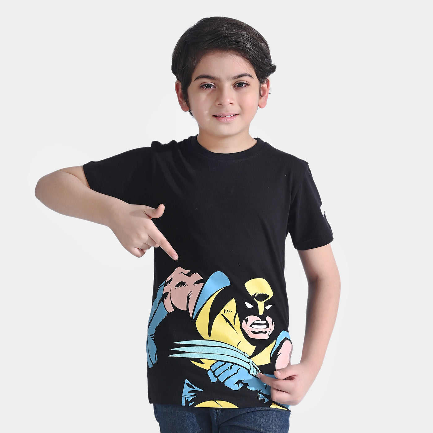Boys Cotton Jersey T-Shirt H/S Character | BLACK