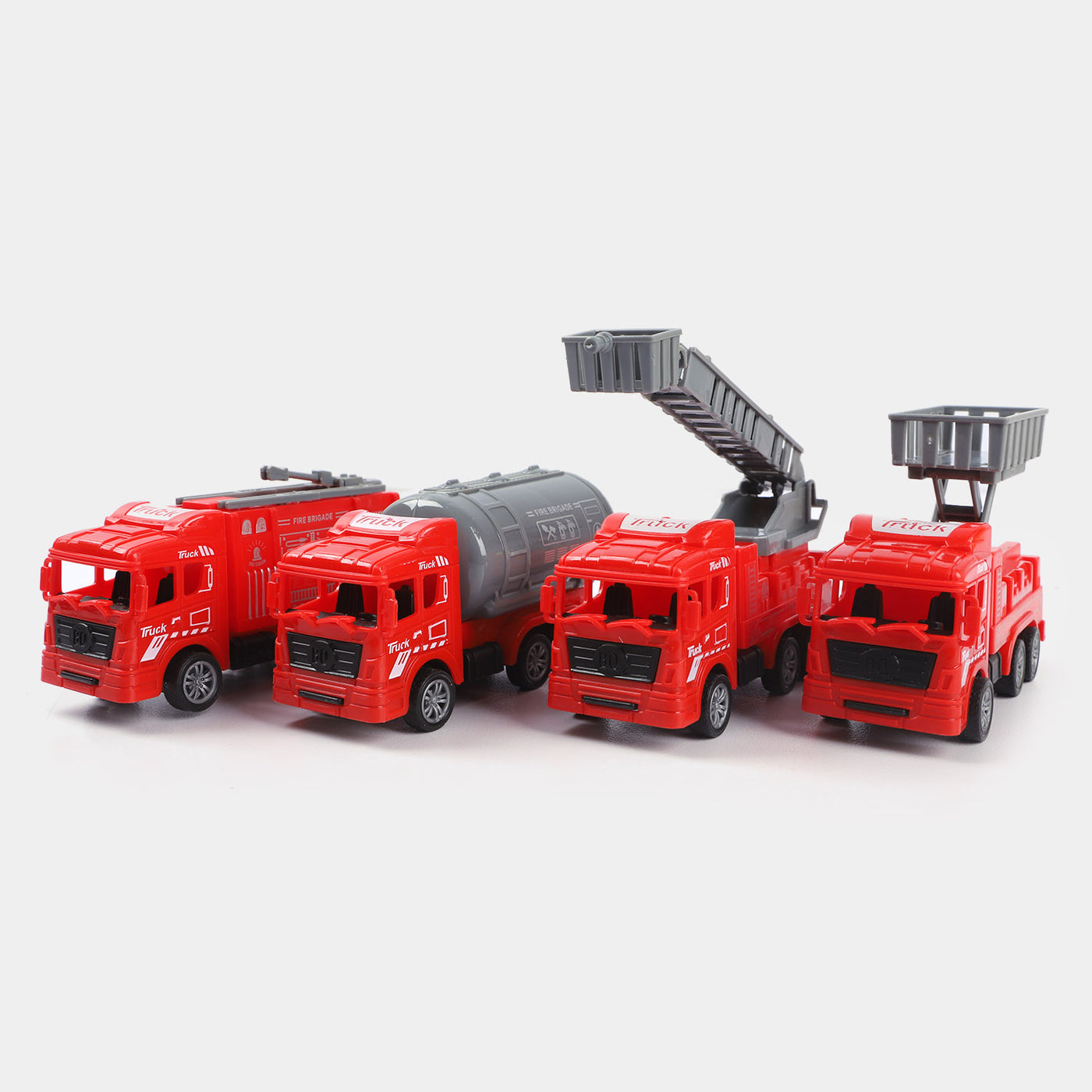 Pull Back Fire Rescue Truck For Kids