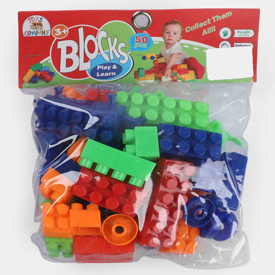 Play & Learn Building Blocks Set | 50PCs