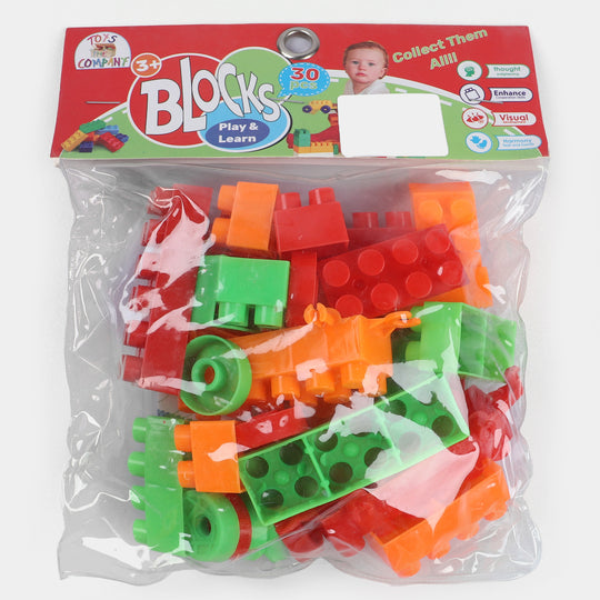 Play & Learn Building Blocks Set | 30PCs