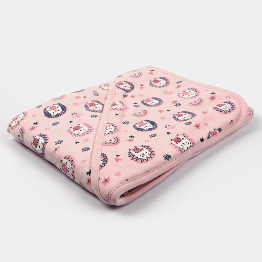 Printed Bath Towel | Pink