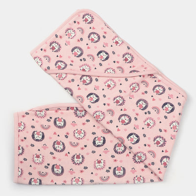 Printed Bath Towel | Pink