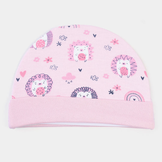 Baby Printed Cap/Hat | Pink