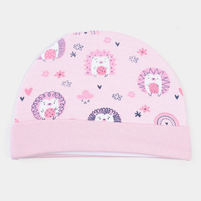 Baby Printed Cap/Hat | Pink