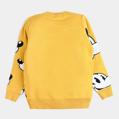 Boys Knitted Sweater Character - Citrus