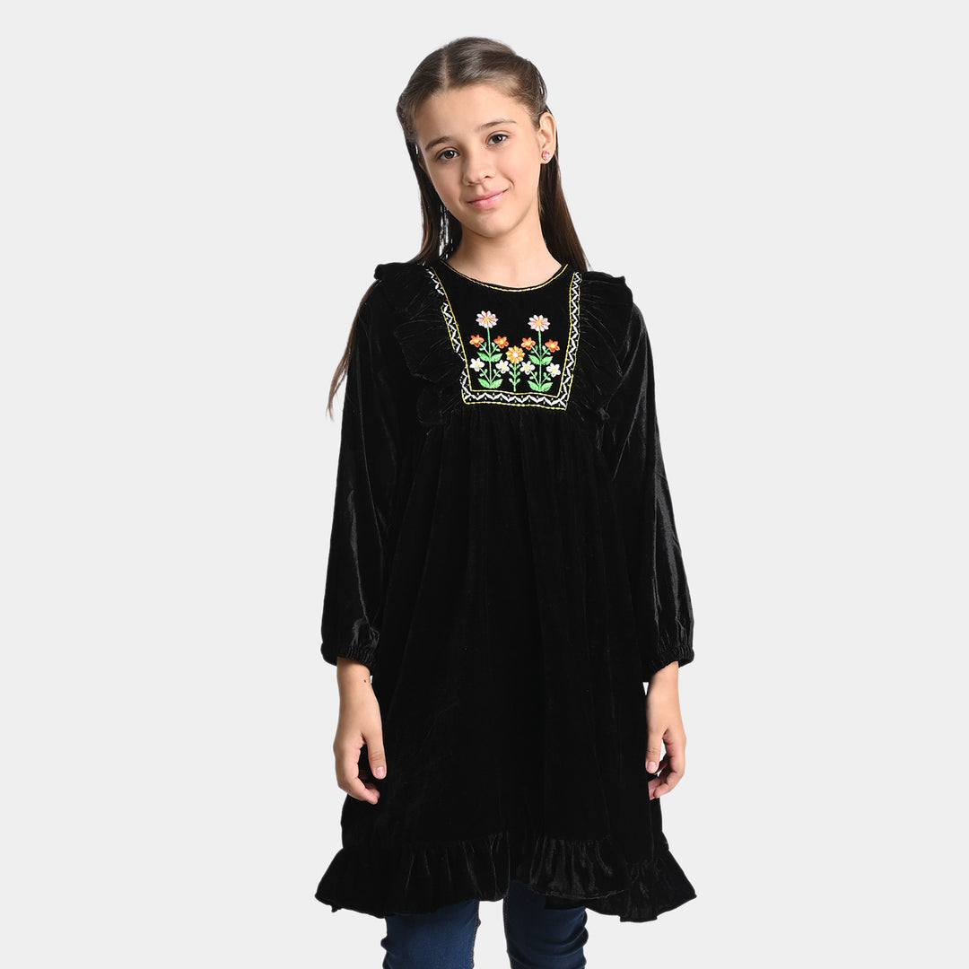 Girls velvet Dress