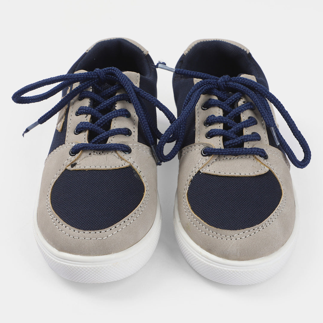 Boys Sneakers 203-56-Grey/Navy