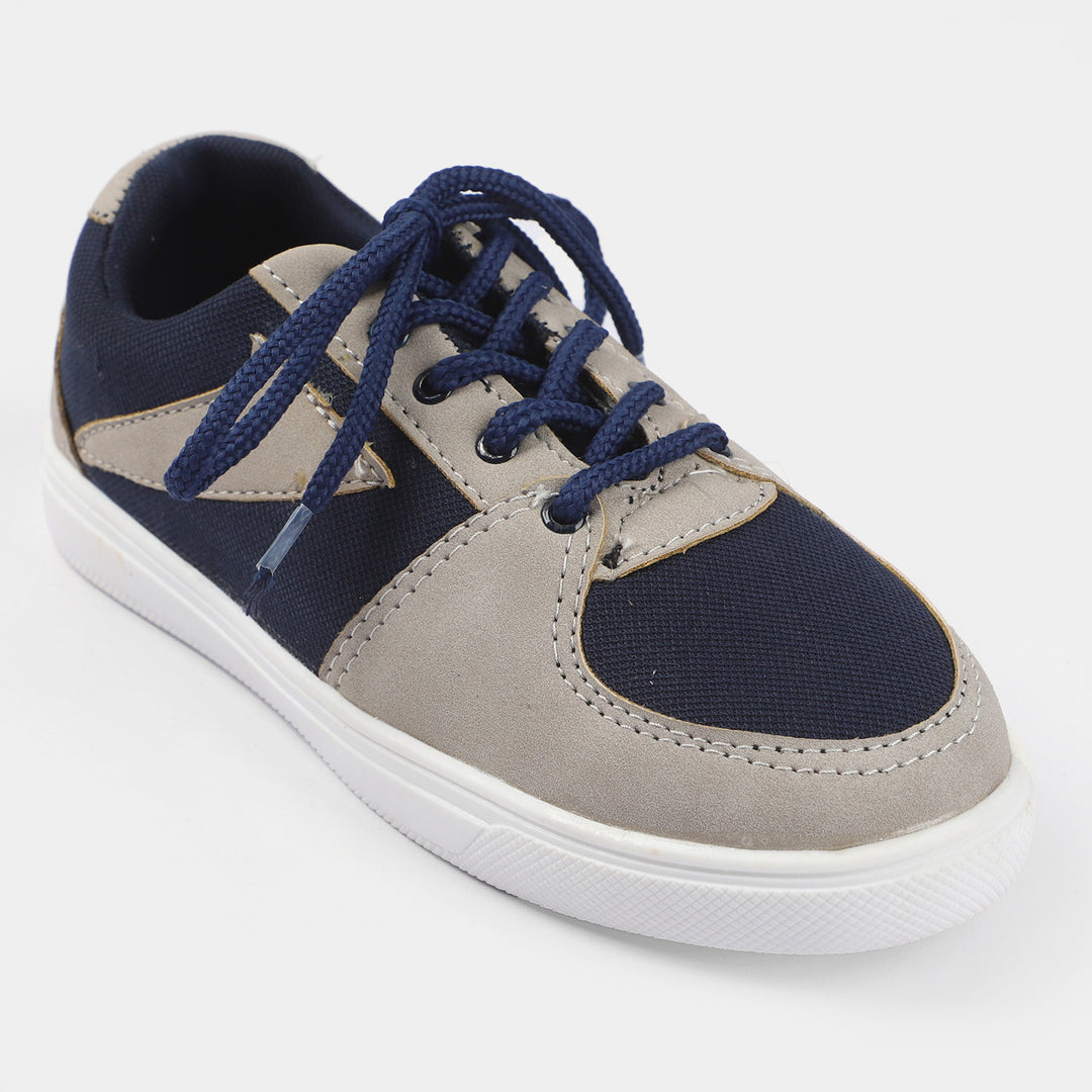 Boys Sneakers 203-56-Grey/Navy