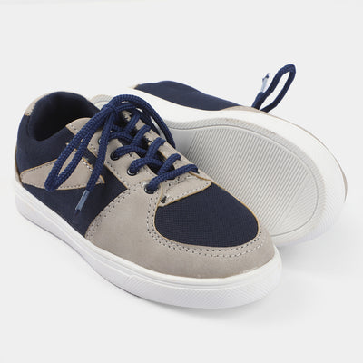 Boys Sneakers 203-56-Grey/Navy