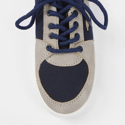 Boys Sneakers 203-56-Grey/Navy