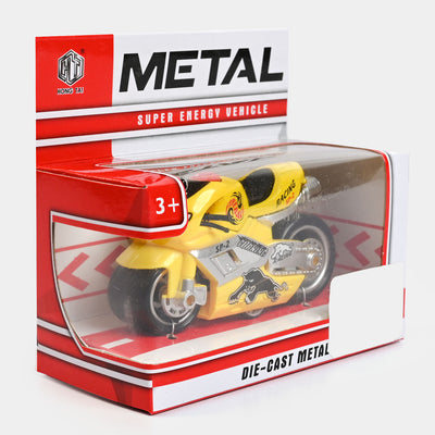 Die-Cast Motor Bike Toy For Kids