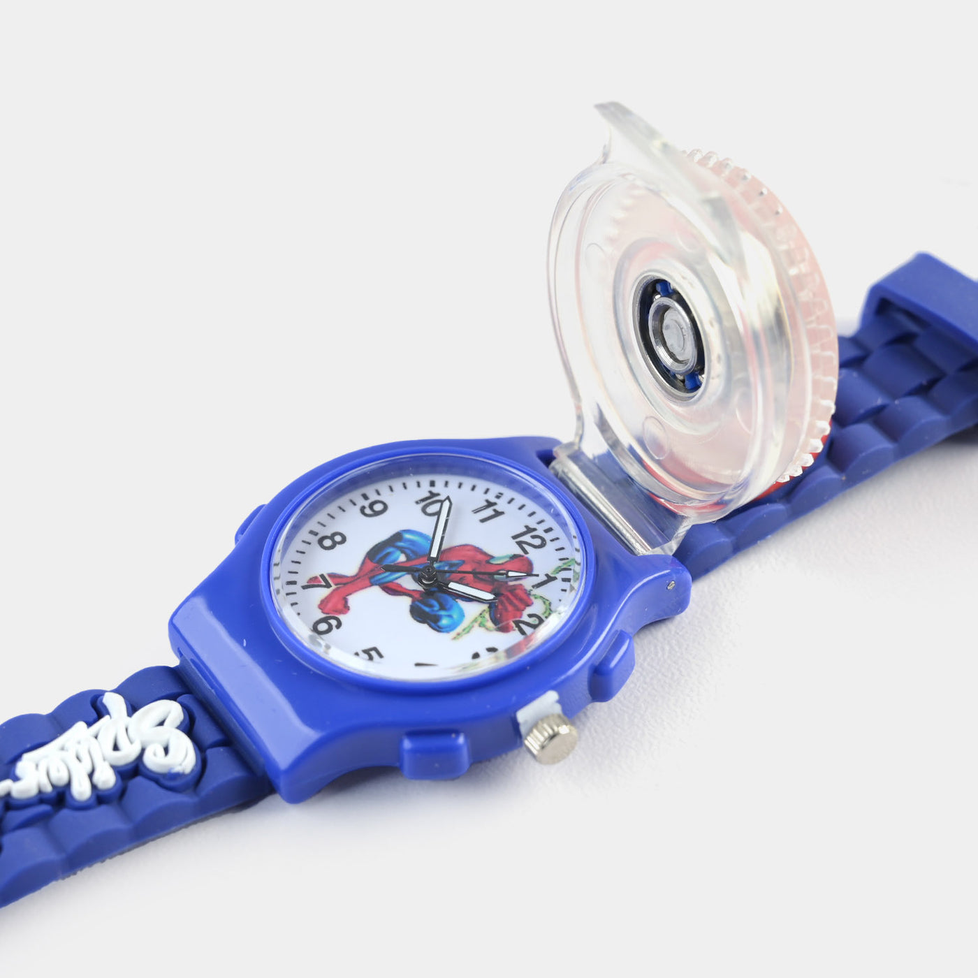 Kids Quartz Watch Multi-Light Spinner