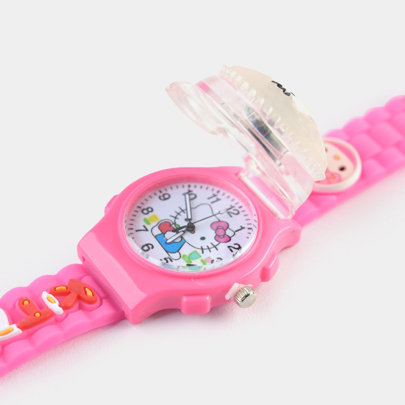 Kids Quartz Watch Multi-Light Spinner