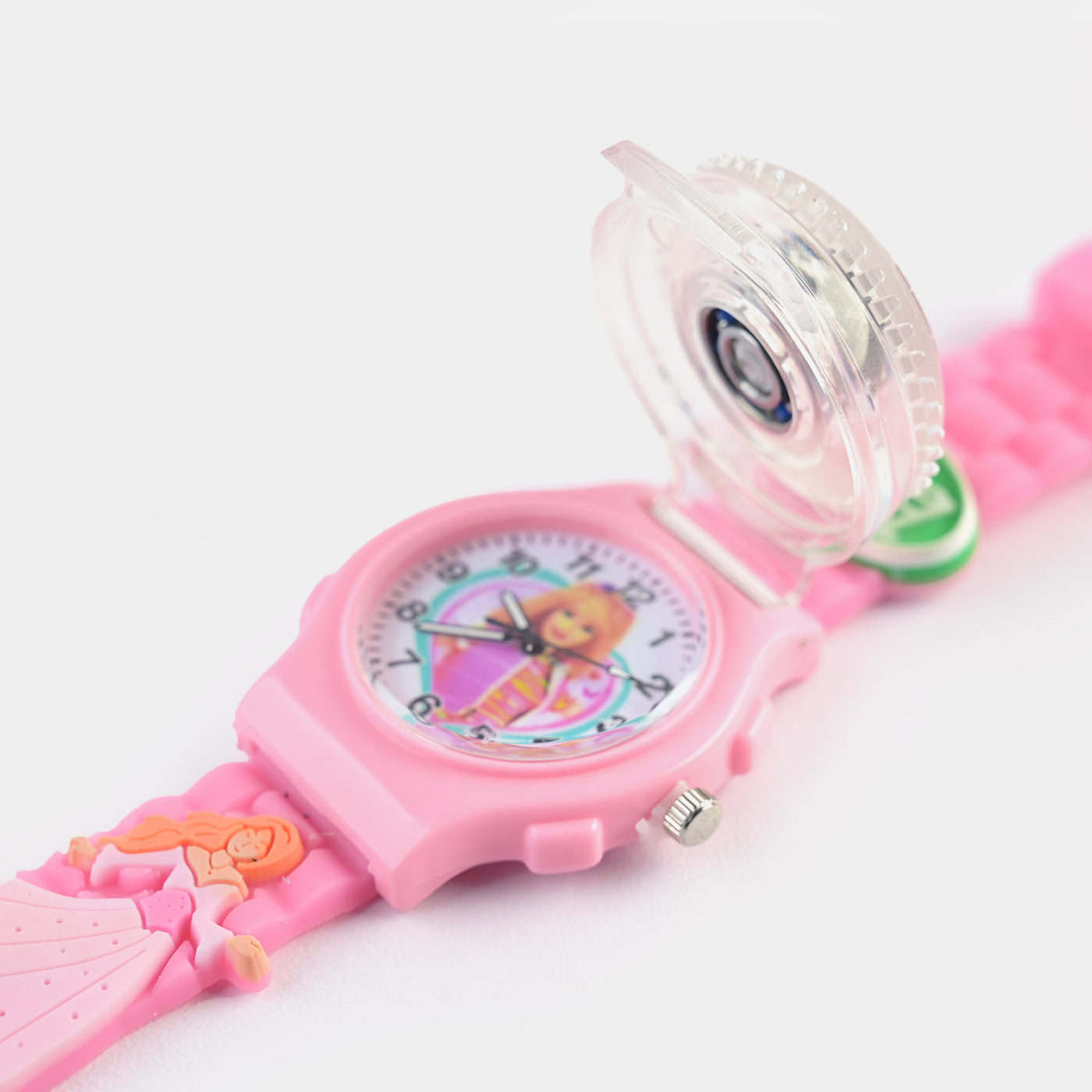 Kids Quartz Watch Multi-Light Spinner