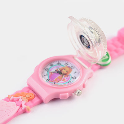 Kids Quartz Watch Multi-Light Spinner