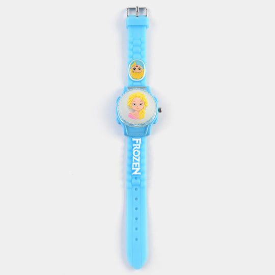 Kids Quartz Watch Multi-Light Spinner