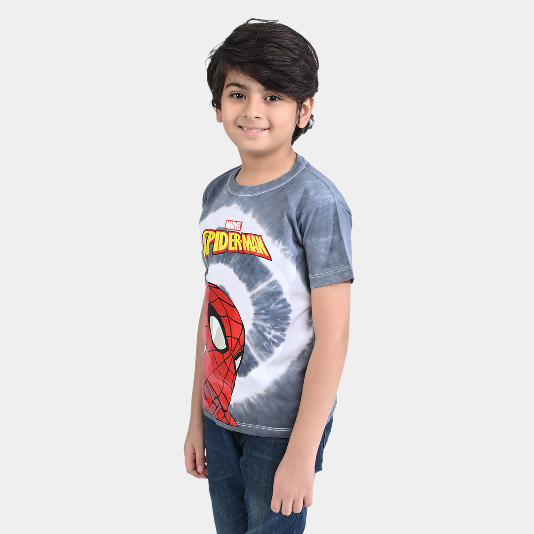 Boys Cotton Jersey T-Shirt Character-Light Grey