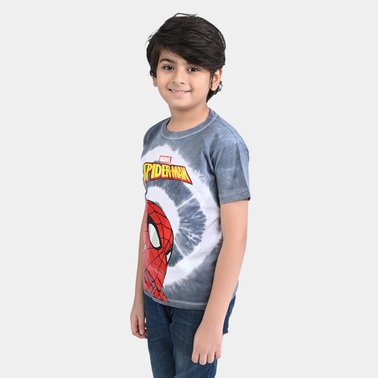 Boys Cotton Jersey T-Shirt Character-Light Grey