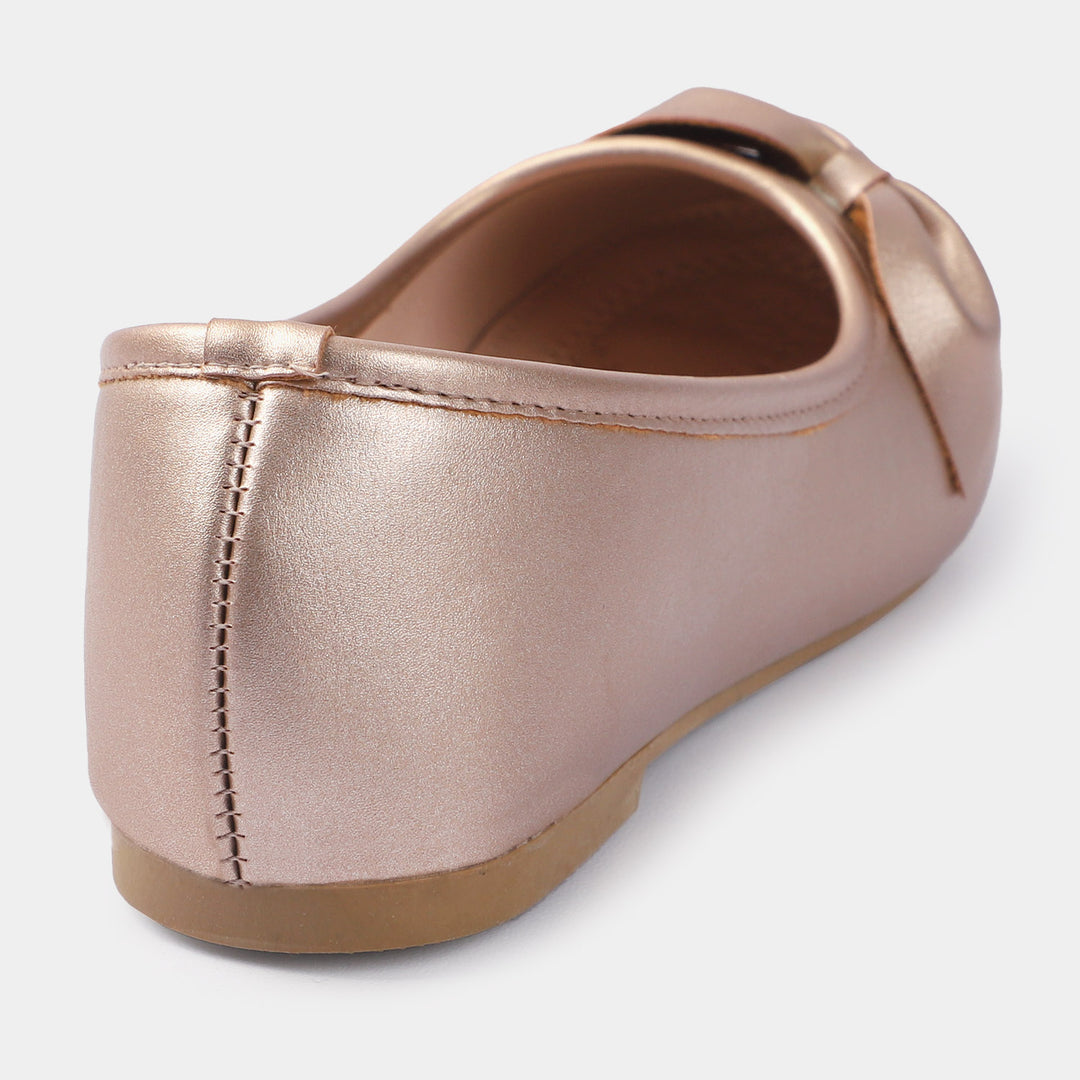 Girls Pumps 203-59-Champagne
