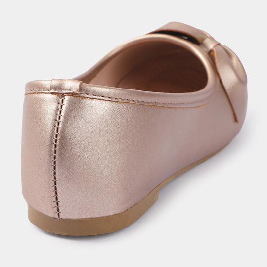 Girls Pumps 203-59-Champagne