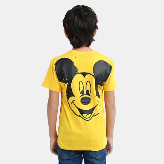 Boys Cotton Jersey T-Shirt H/S Character| Yellow