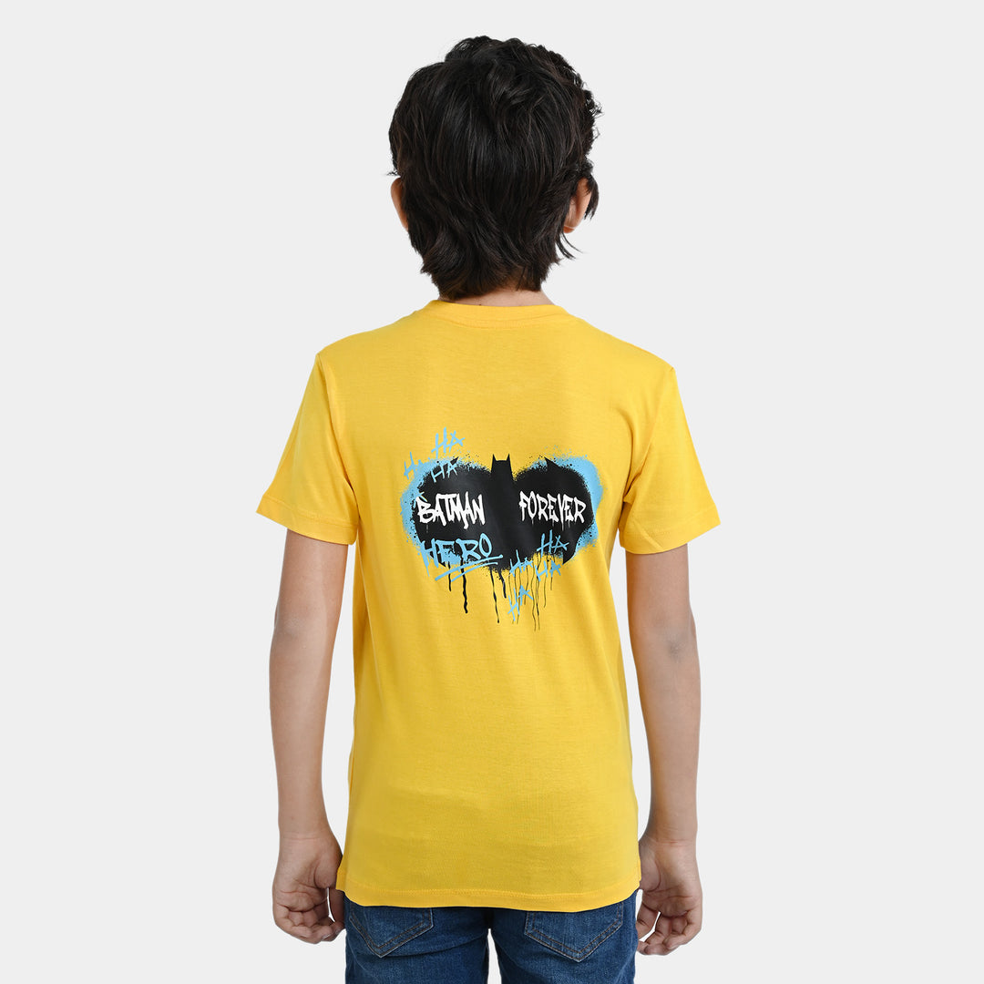 Boys Cotton Jersey T-Shirt H/S Character | Yellow