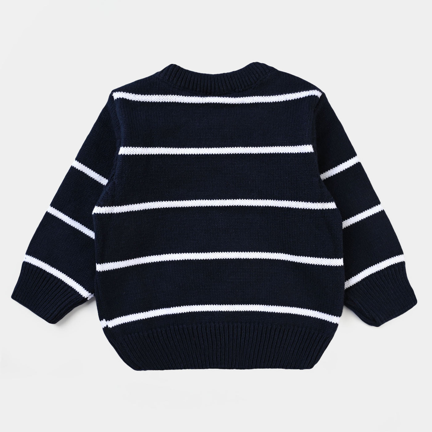 Infant Boys Cotton Full Sleeves Sweater -STRIPE