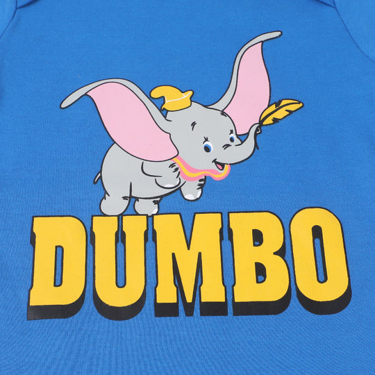 Infant Boy Cotton Interlock Romper Dumbo-B. Blue