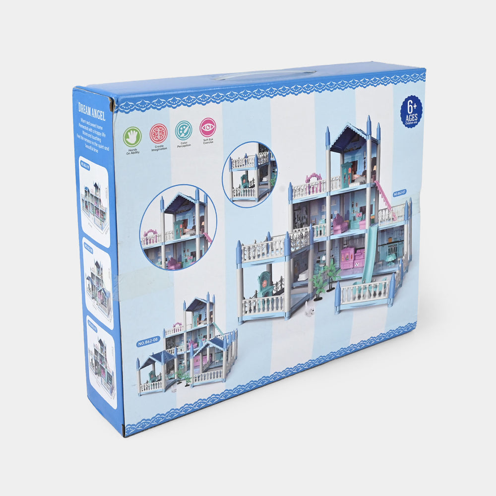 Beautiful Home Dream Become True" Dollhouse Playset