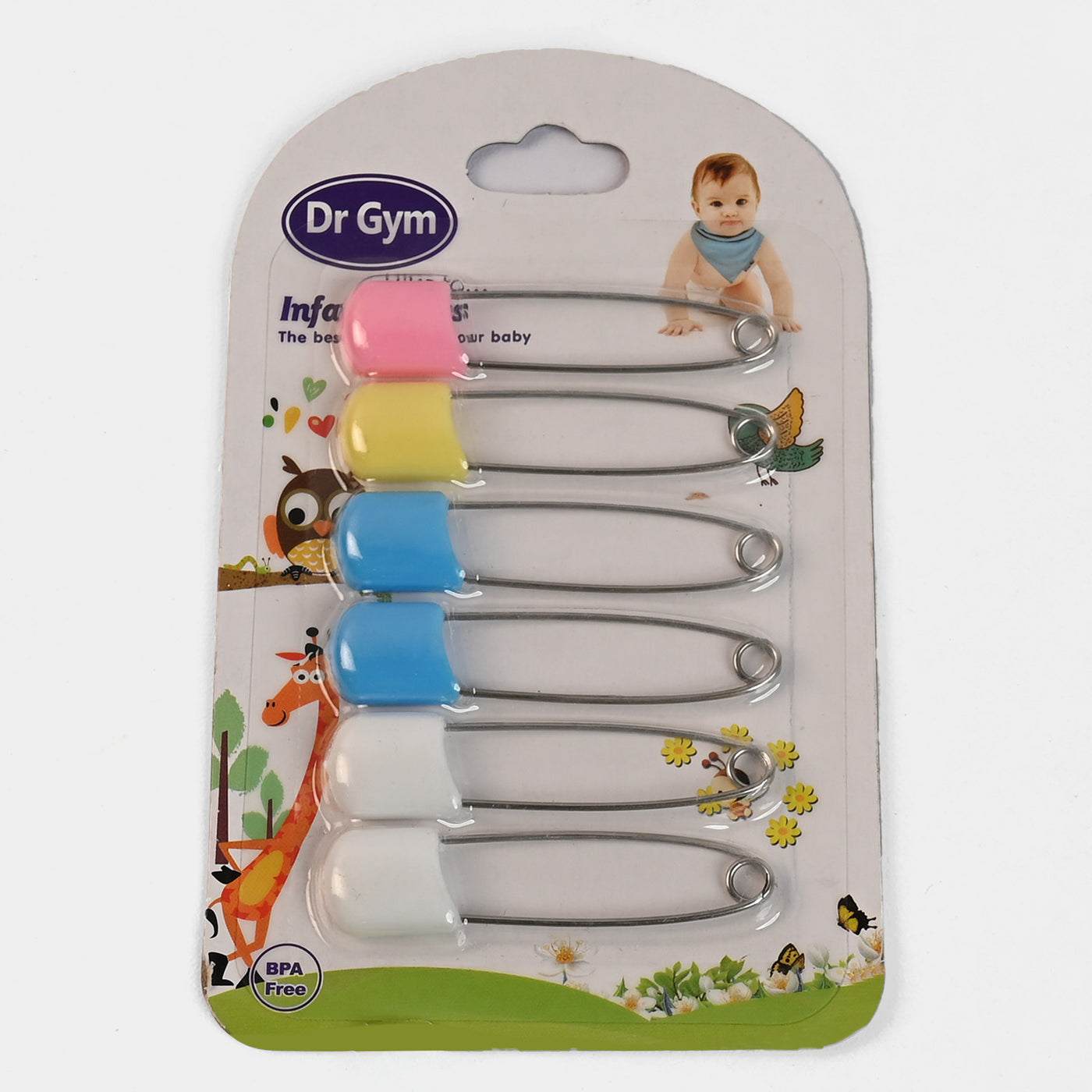 Dr Gym Baby Safety Pin 6pcs Set