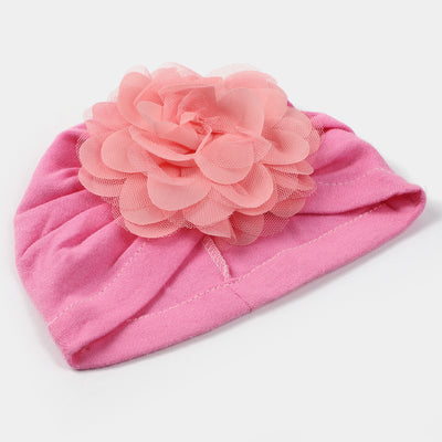 Baby Cap/Hat Flower & Bow Pack Of 2